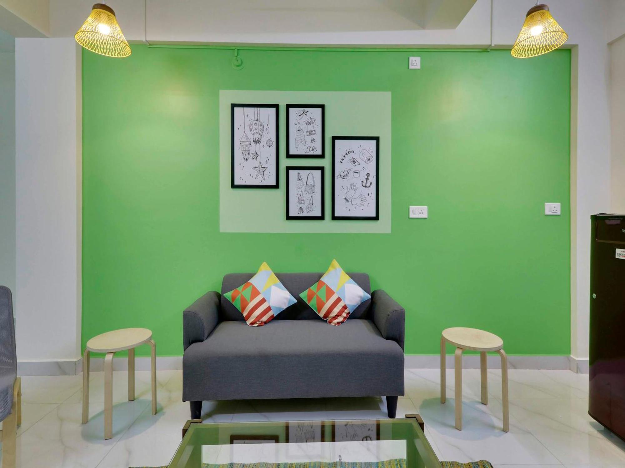 Luxury 2Bhk Apartment Near Calangute Baga Beach With Pool Eksteriør billede