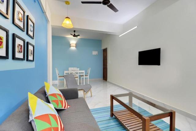 Luxury 2Bhk Apartment Near Calangute Baga Beach With Pool Eksteriør billede