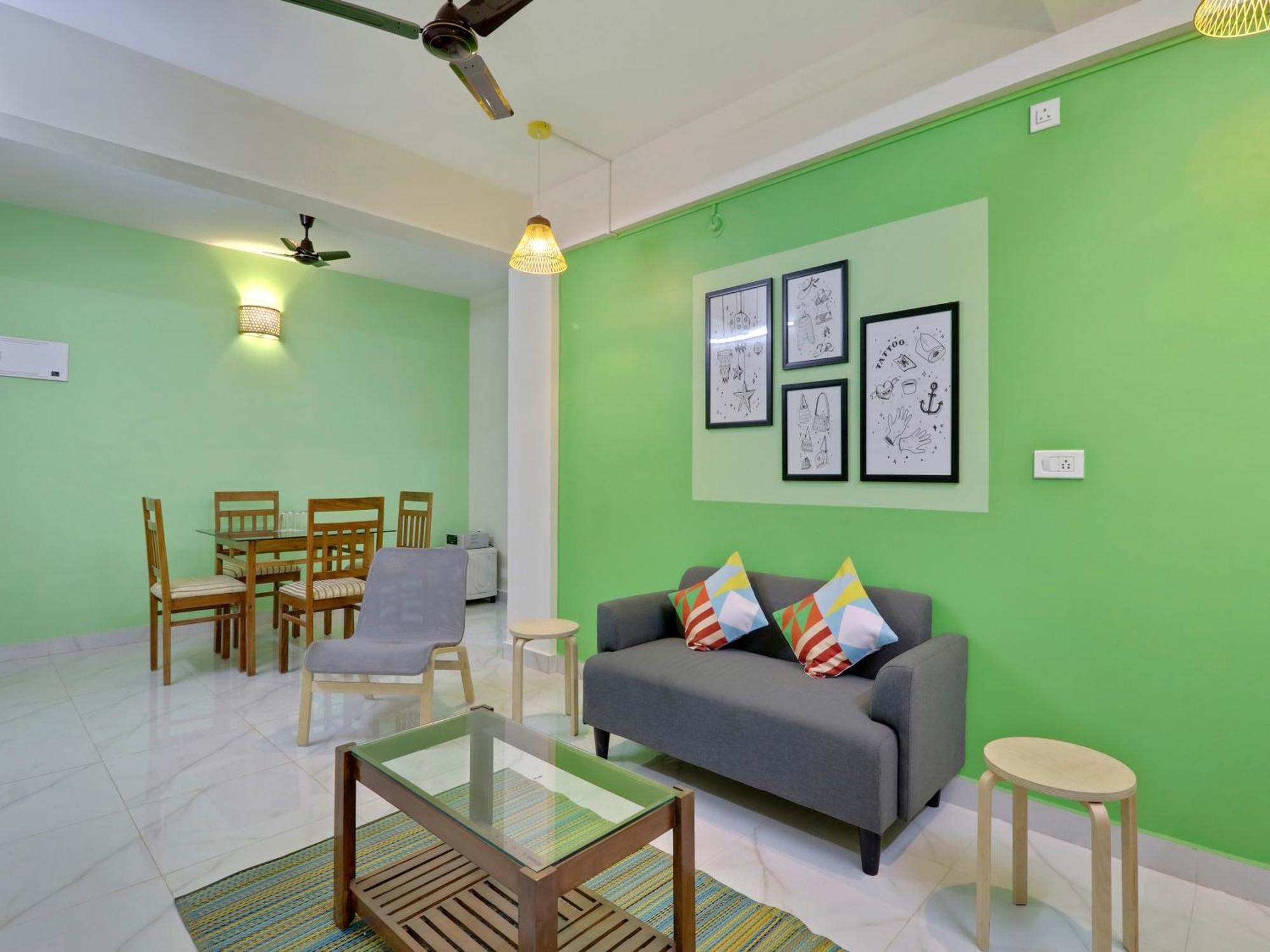 Luxury 2Bhk Apartment Near Calangute Baga Beach With Pool Eksteriør billede