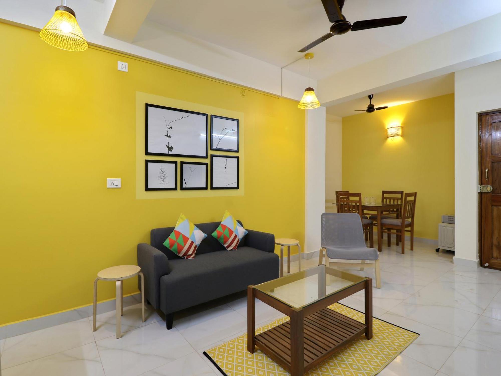 Luxury 2Bhk Apartment Near Calangute Baga Beach With Pool Eksteriør billede